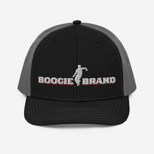 Boogie Brand Trucker Hat - Black Panel with Mesh Options