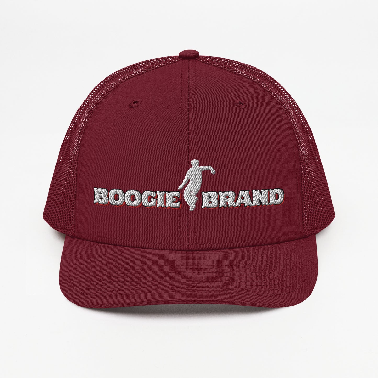 Boogie Brand Trucker Hat - Black Panel with Mesh Options