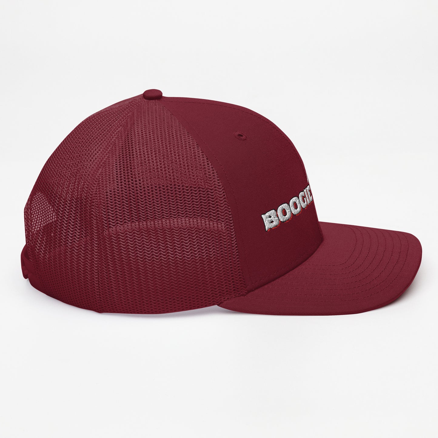 Boogie Brand Trucker Hat - Black Panel with Mesh Options