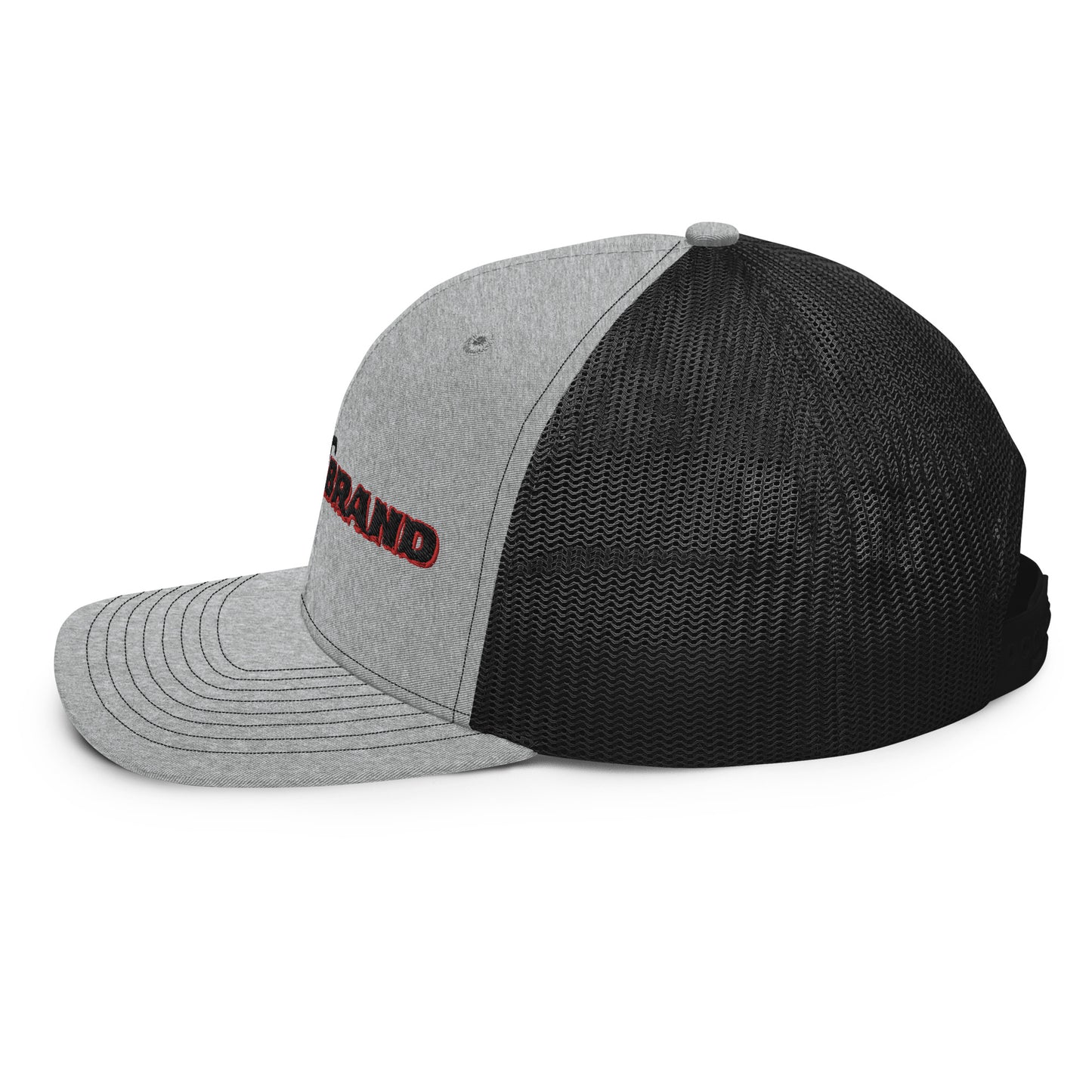 Boogie Brand Trucker Hat - Gray Panel with Mesh Options