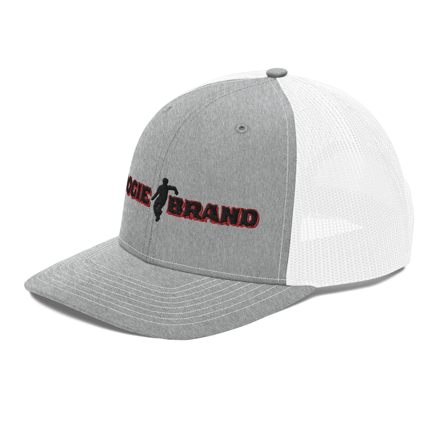 Boogie Brand Trucker Hat - Gray Panel with Mesh Options