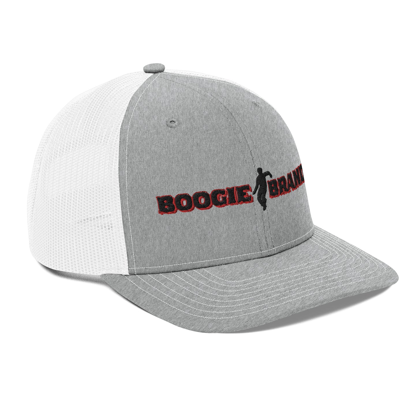 Boogie Brand Trucker Hat - Gray Panel with Mesh Options