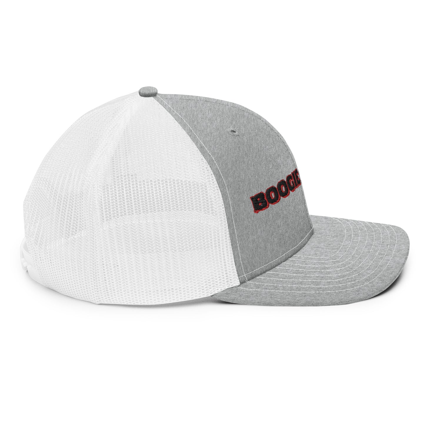 Boogie Brand Trucker Hat - Gray Panel with Mesh Options